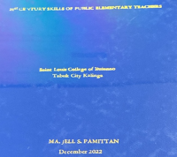 21st Century Skills of Public Elementary Teachers