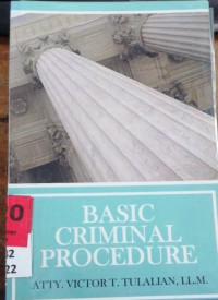 Image of Basic Criminal Procedure