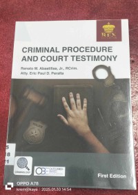 Image of Criminal Procedure and Court Testimony