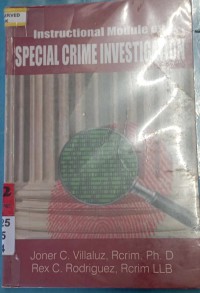 Image of Instructional Module on Special Crime Investigation