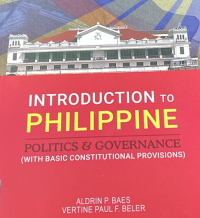 Introduction to Philippine, Politics & Governance