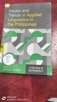 Issues and Trends in Applied Linguistics in the Philippines