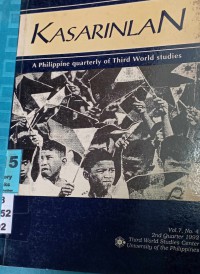 Kasarinlan a Philippine quarterly of third World Studies