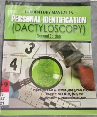 Image of Laboratory Manual in Personal Identification (Dactyloscopy)