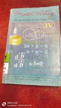 Math Whiz Advanced Algebra and Trigonometry