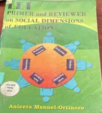 Image of Primer and Reviewer on Social Dimensions of Education (LET)