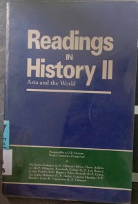 Readings in History II Asia and the World