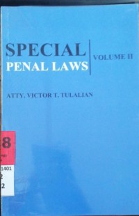 Special Penal Laws