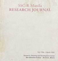 SSC-R Manila Research Journal