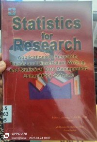 Image of Statistics for Research