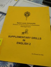 Supplementary Drills in English 2