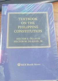 Textbook on the Philippine Constitution