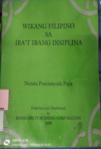 Image of Wikang Filipino sa Iba't ibang Disiplina